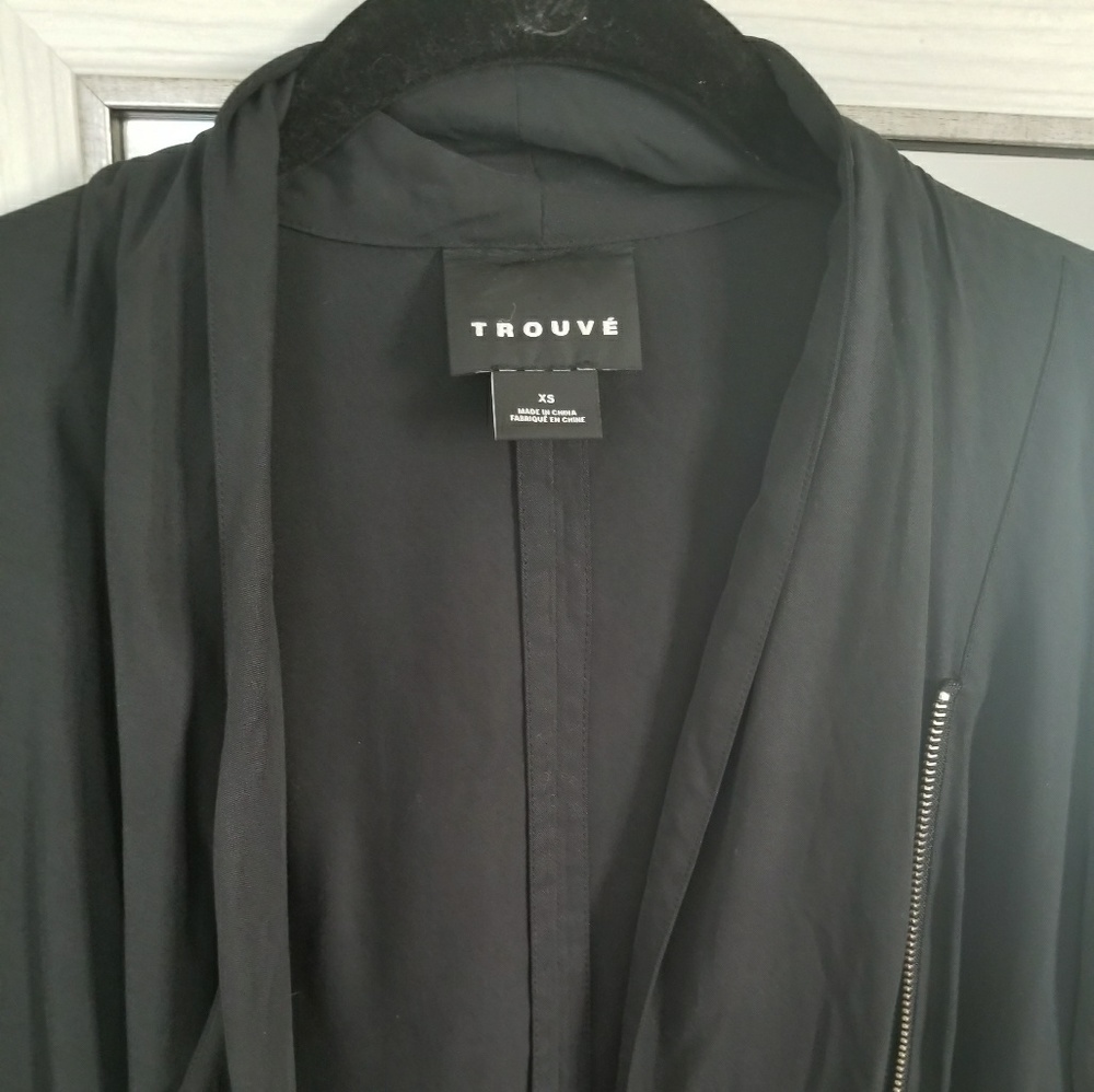 Trouve Drape Front Asymmetrical Jacket - image 3